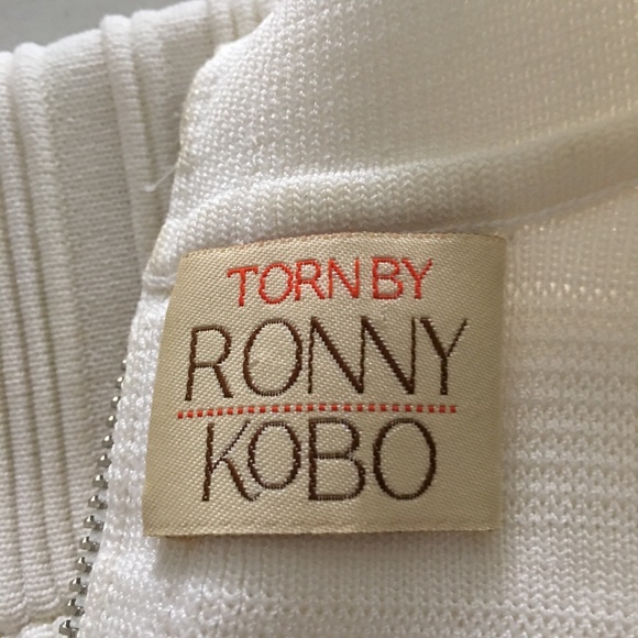 Ronny Kobo White Bodycon Dress - Picture 4 of 6